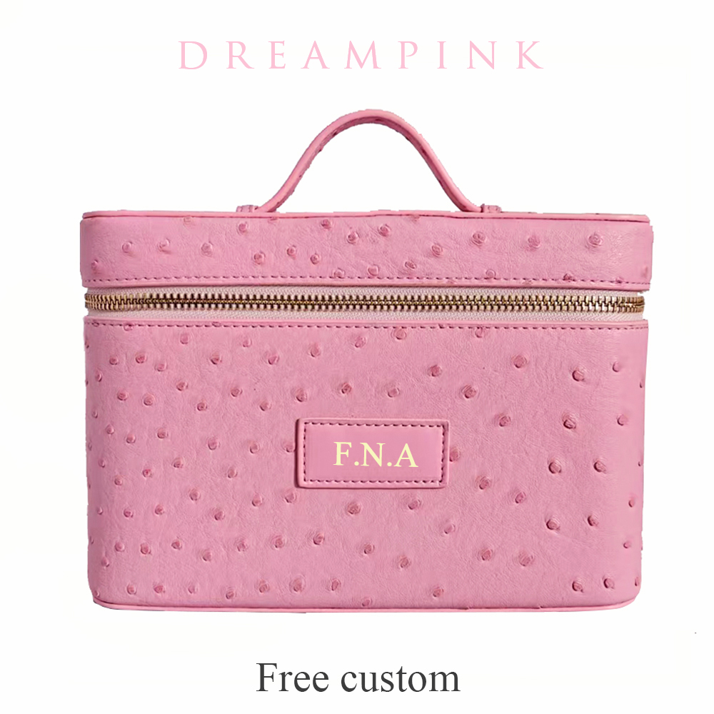 Women Vanity Bags - حقيبة مكياج فاخرة للنساء بتصميم جلد