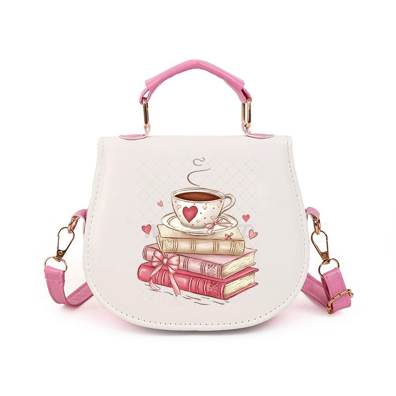 Women'S Xoxo Bags - Y2K القهوة والكتب المرأة حقيبة كروسبودي