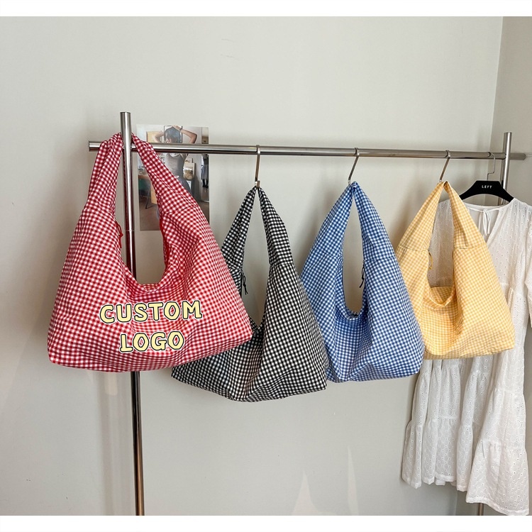 Hobo Bag Slouchy - حقيبة كتف مخصصة بشعار مميز، خفيفة