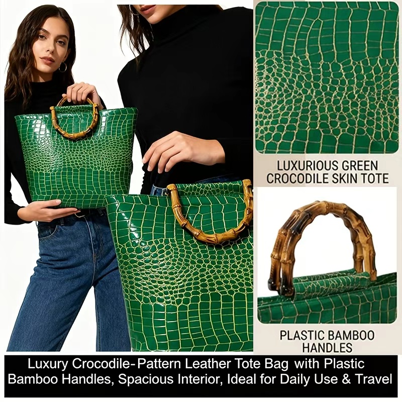 Women Bags Green - حقيبة يد نسائية فاخرة من الجلد