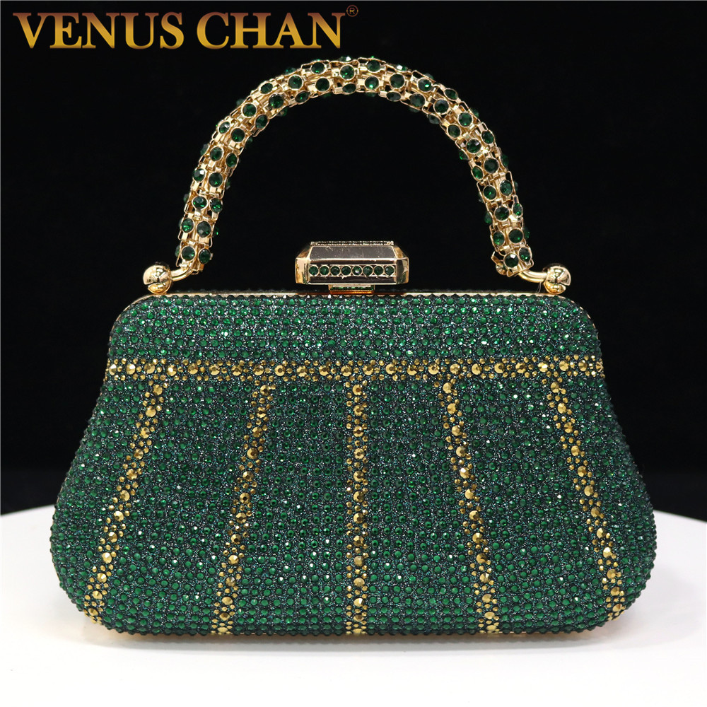 Women'S Evening Bags - حقائب سهرة رائعة بتصميم ماسي ،