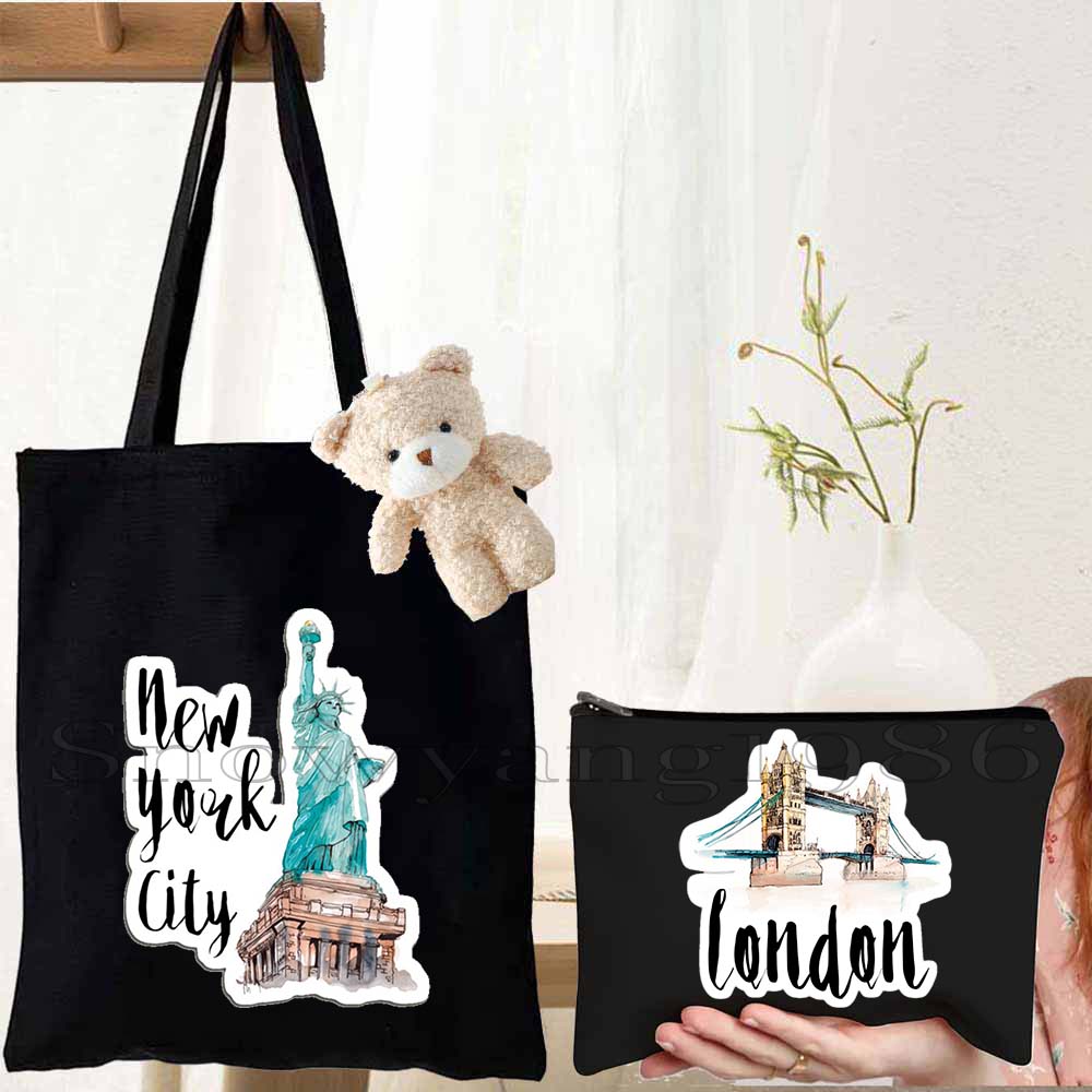 Women Bags Egypt - 3 قطع حقائب قماشية نسائية بتصميم