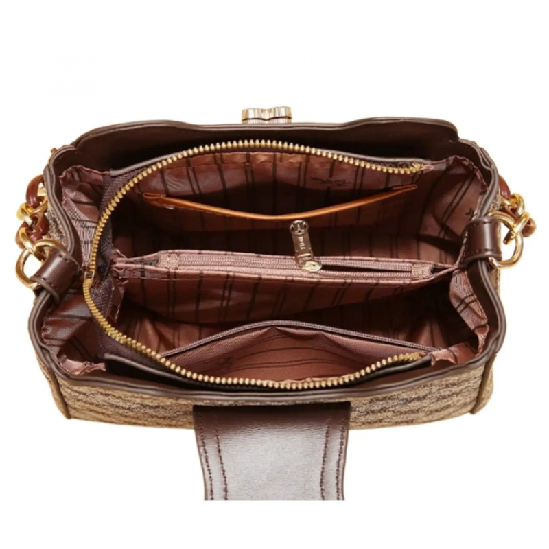 حقيبة كتف مطبوعة بتصميم عتيق،  - مراجعة Women'S Bags For Work وسعره