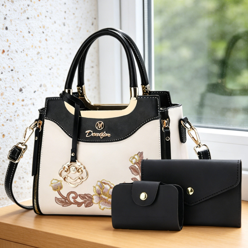 مجموعة من 3 حقائب يد مطرزة عال - مراجعة Women'S Bags For Work وسعره