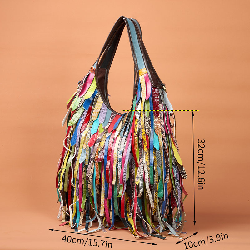 حقائب كتف ملونة من جلد الغنم ا - مراجعة Hobo Bag Slouchy وسعره
