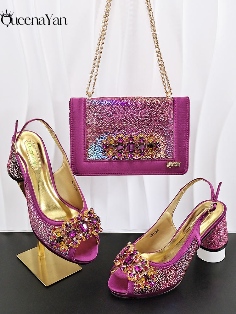 طقم أحذية وحقيبة للحفلات من Qu - مراجعة Women Bags For Wedding وسعره