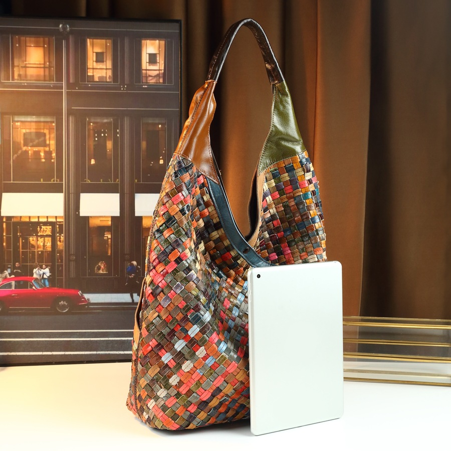 حقيبة كتف جلدية يدوية الصنع بت - مراجعة Women Bags Branded Sale وسعره