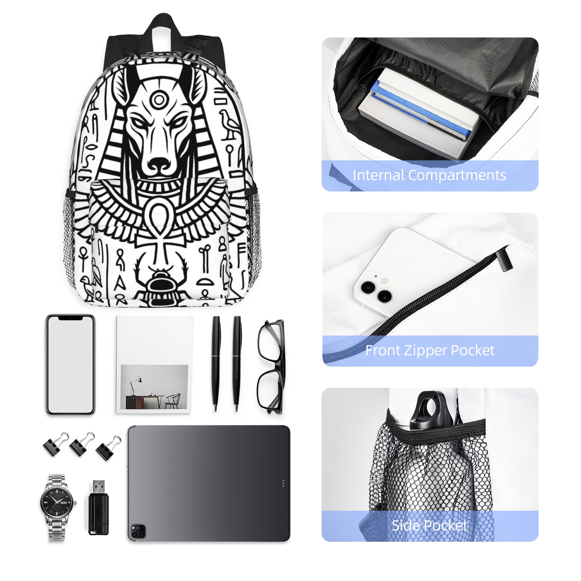 حقيبة ظهر بتصميم الإلهات المصر - مراجعة Women Bags Egypt وسعره