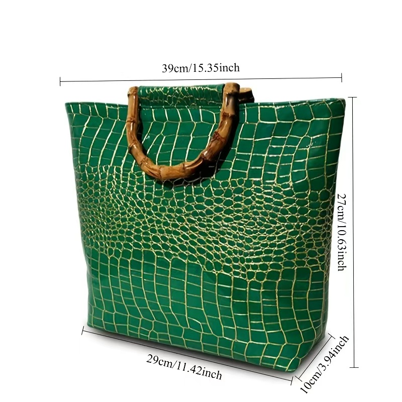 حقيبة يد نسائية فاخرة من الجلد - مراجعة Women Bags Green وسعره