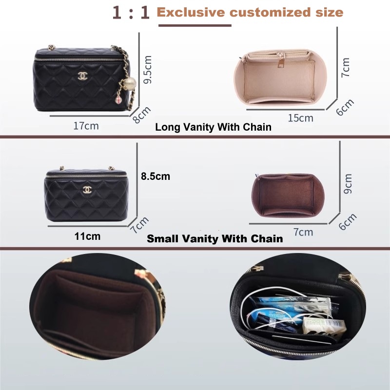 ورأى إدراج مقسم حقيبة ل CC VAN - مراجعة Women Vanity Bags وسعره