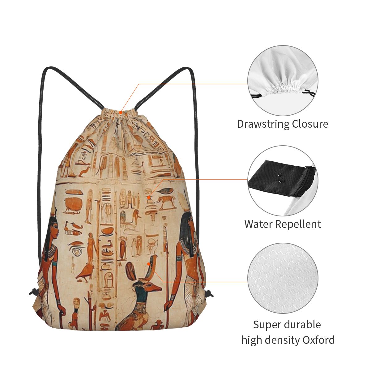 حقائب ظهر بتصميم مصر القديمة و - مراجعة Women Bags Egypt وسعره