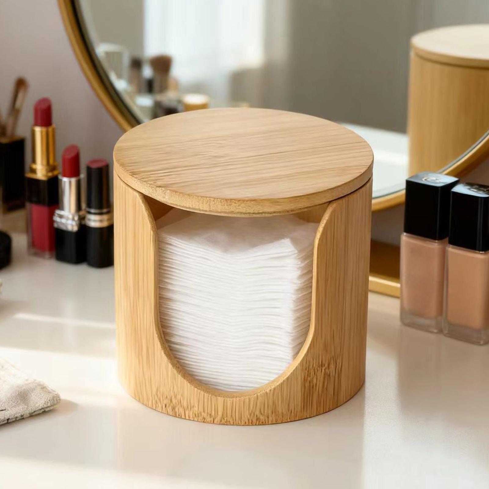 حامل قطنية منظف الوجه ووسادات  - مراجعة Women Vanity Bags وسعره