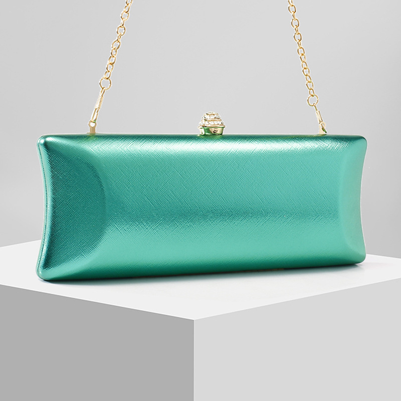الكلاسيكية صندوق طويل مساء حقي - مراجعة Women Bags Green وسعره