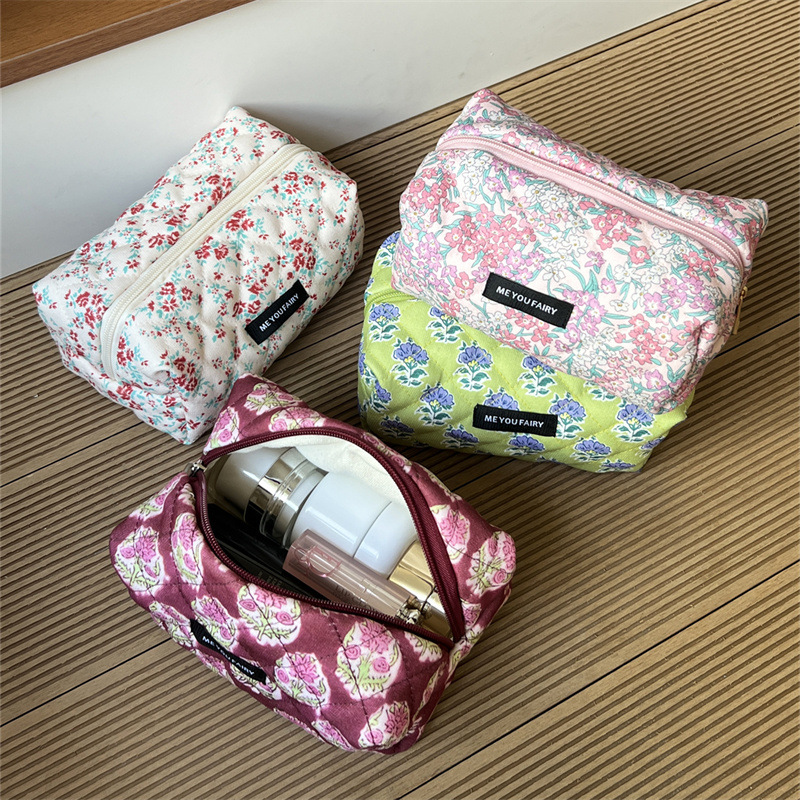 2025 خمر الأزهار الغرور حالة ا - مراجعة Women Vanity Bags وسعره