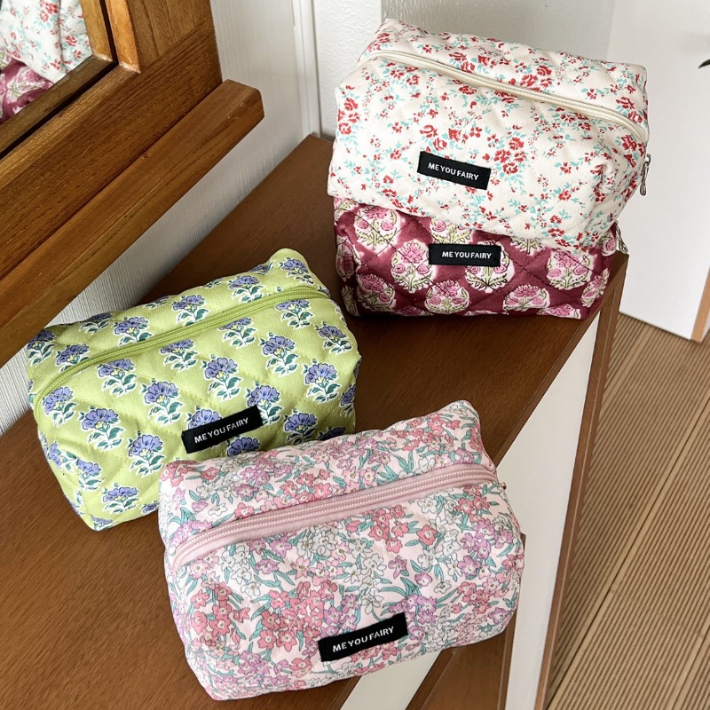 2025 خمر الأزهار الغرور حالة ا - مراجعة Women Vanity Bags وسعره