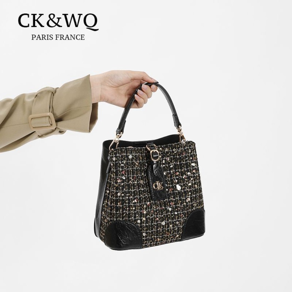حقيبة دلو كبيرة السعة من CK&WQ - مراجعة Women Bags Ck وسعره