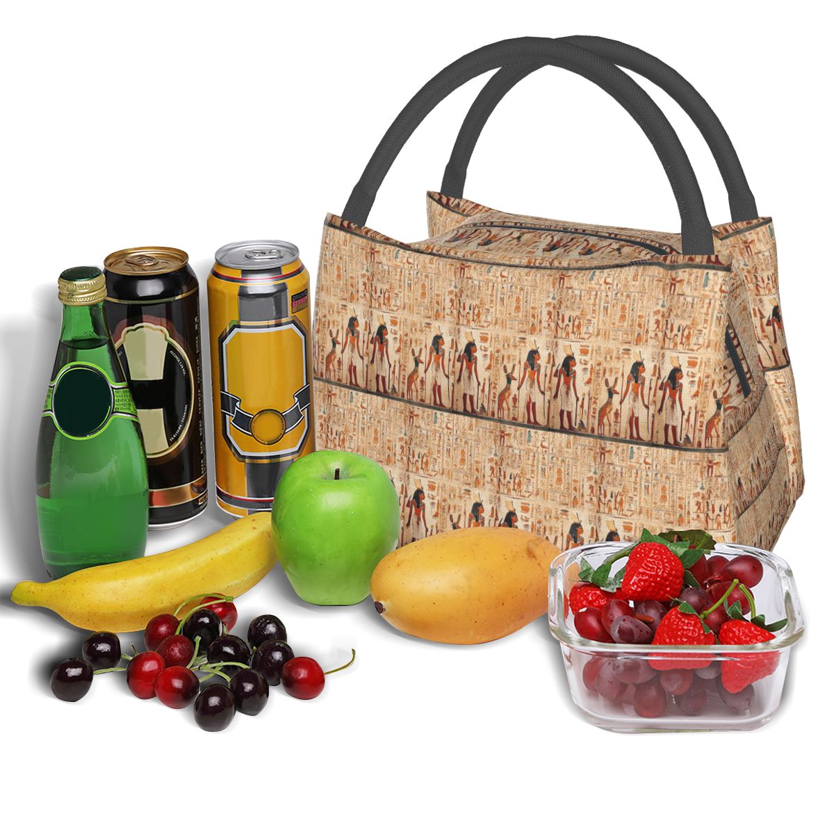 حقيبة غداء معزولة بتصميم مصر ا - مراجعة Women Bags Egypt وسعره