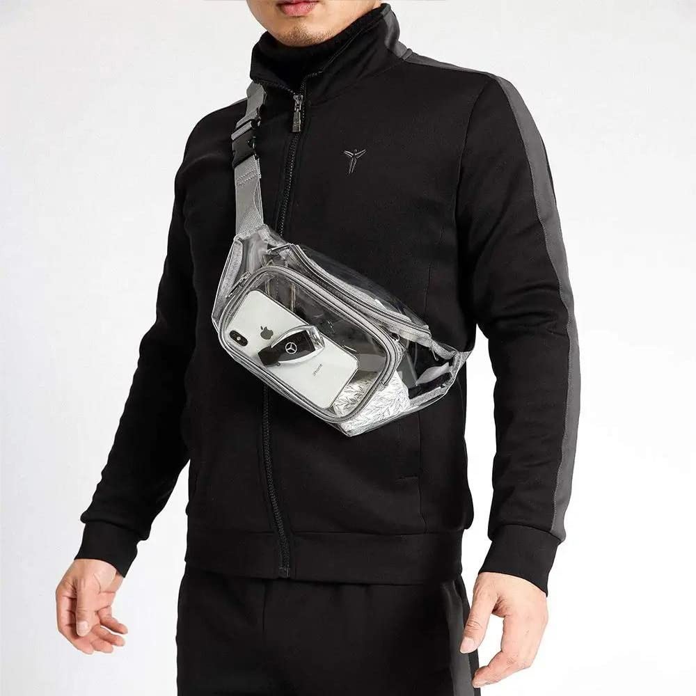 حقيبة خصر شفافة من البولي فيني - مراجعة Women Bags Pack وسعره