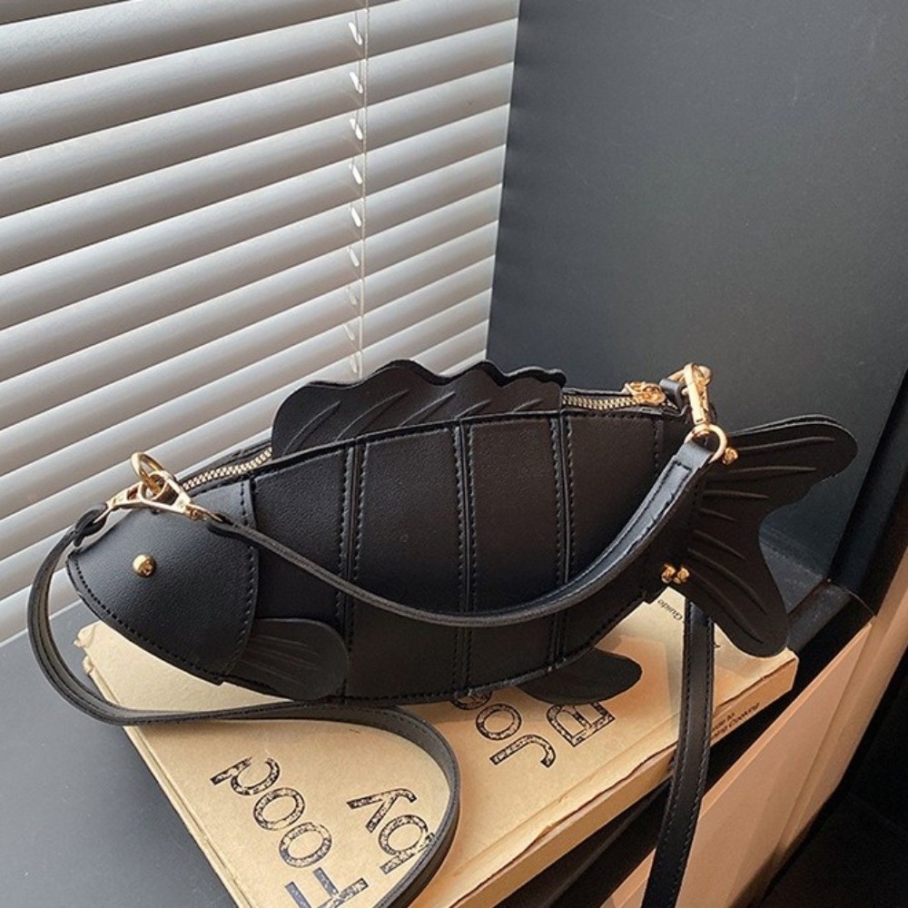 حقيبة كتف إبداعية على شكل سمكة - مراجعة Hobo Bag Slouchy وسعره