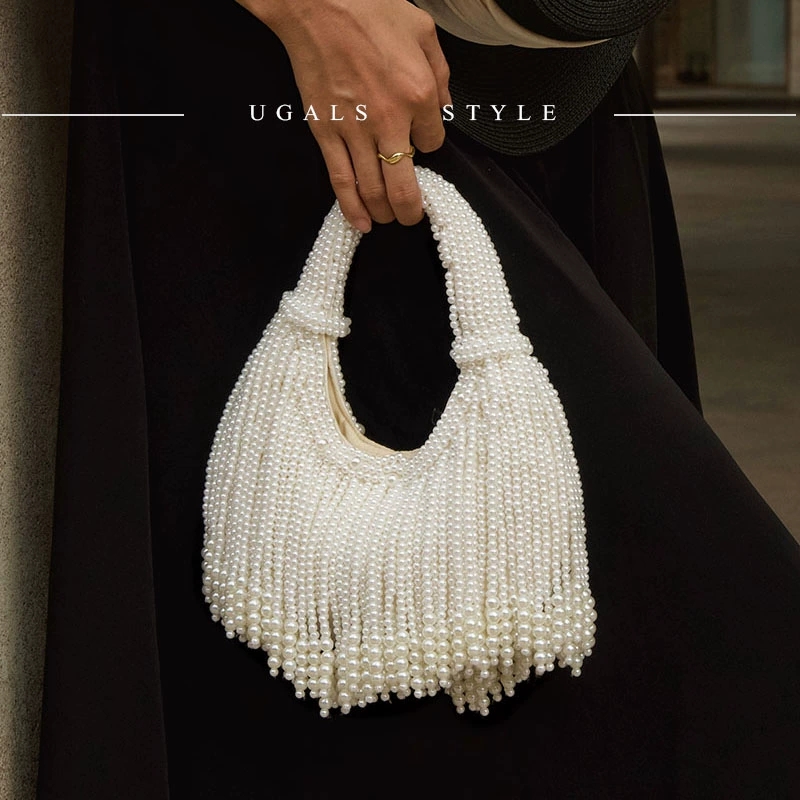 حقيبة يد فاخرة بتصميم مقبض لؤل - مراجعة Women Bags On Sale وسعره