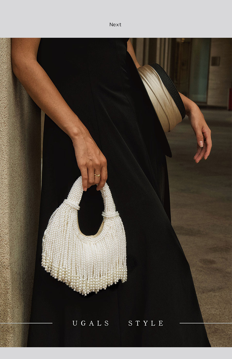 حقيبة يد فاخرة بتصميم مقبض لؤل - مراجعة Women Bags On Sale وسعره