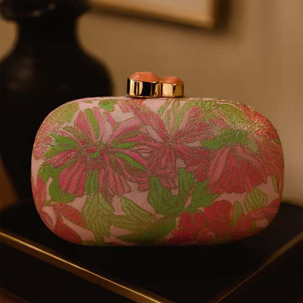 الرجعية النمط الصيني طباعة مخل - مراجعة Women Bags Green وسعره